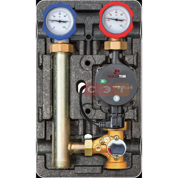 Насосная группа со смесителем MK DN 25 (левая, UPM3 Hybrid 25-70)